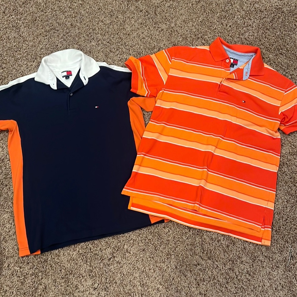3 Tommy Hilfiger Polo Shirts M